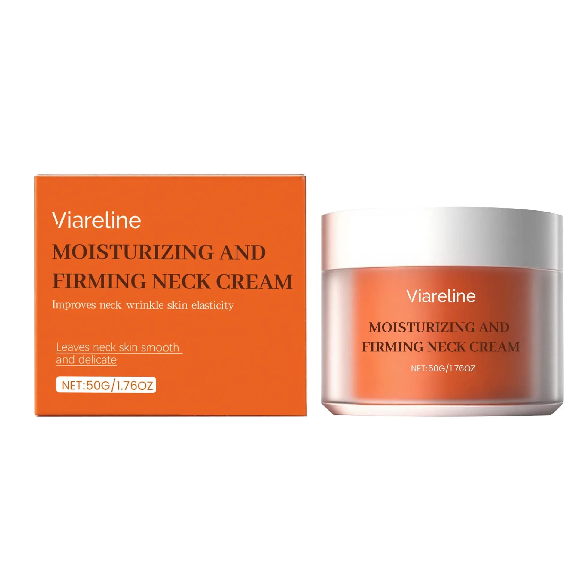 50g neck contour moisturising cream in 6.3cm x 6.3cm x 4.5cm packaging