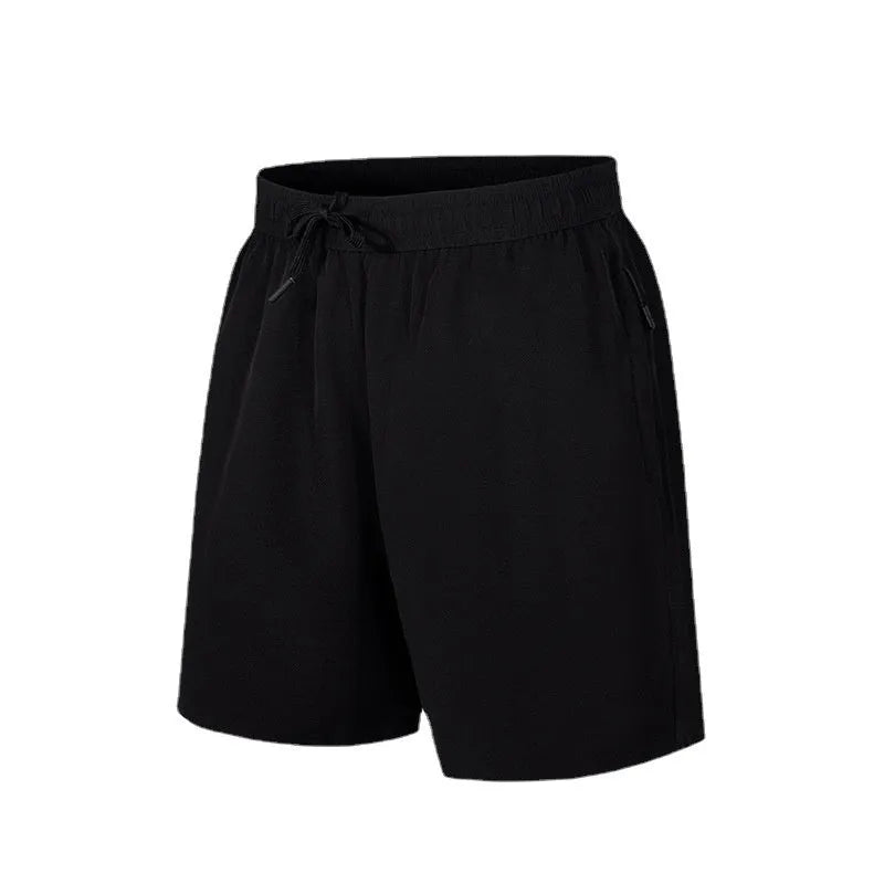 Men's loose fit quick-drying sports beach shorts in ice silk polyester fabric available in multiple colours