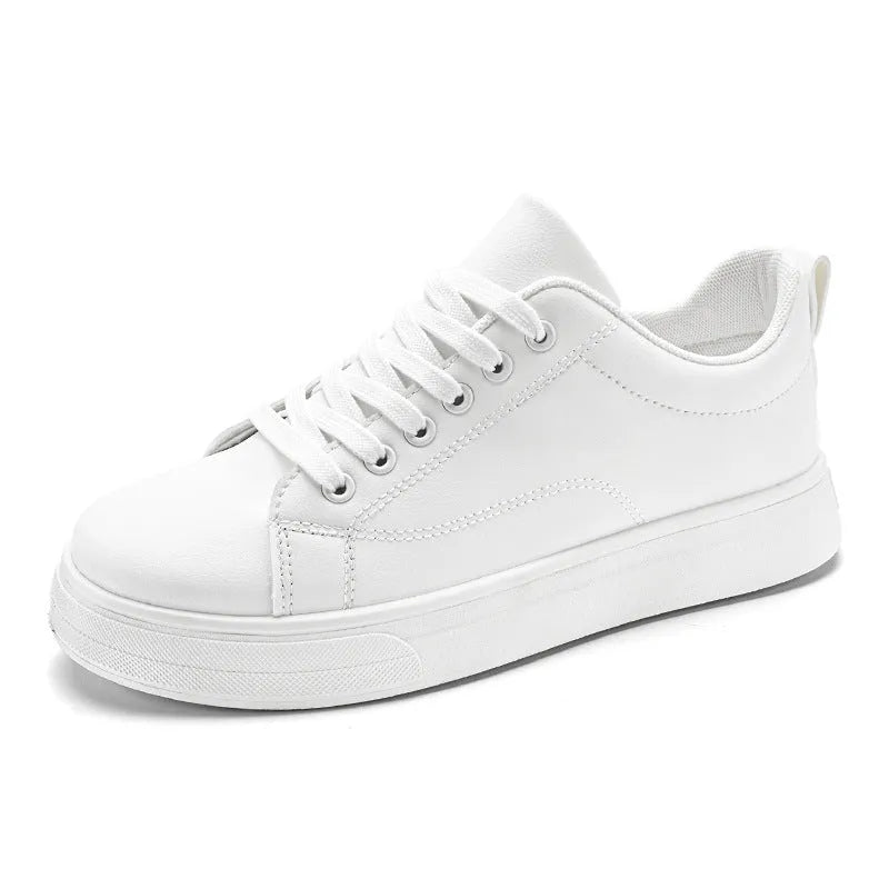 Men's Korean-style casual sneakers in three colour options with breathable microfiber lining