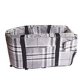 Outdoor dog kennel in blue cloth construction suitable for car travel and home use