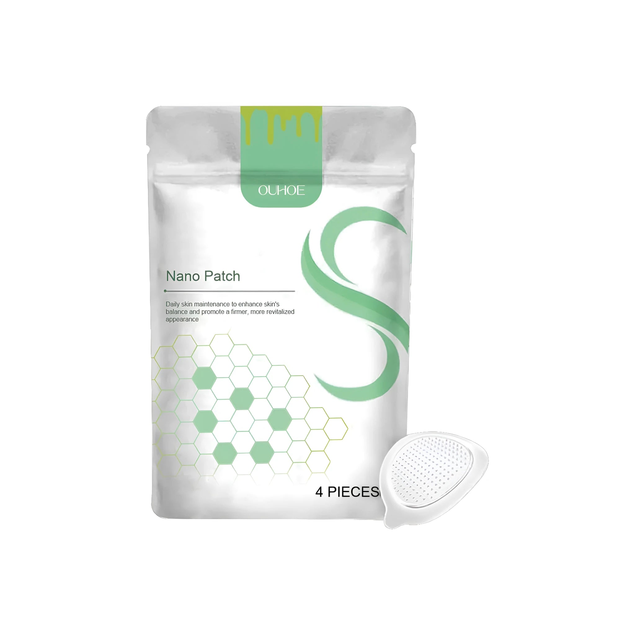 Micro needle body shaping care patches four-pack with bee venom and herbal ingredients