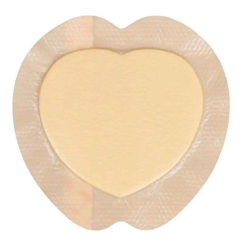 Skin-coloured large silicone bedsore sticker dressing for pressure relief