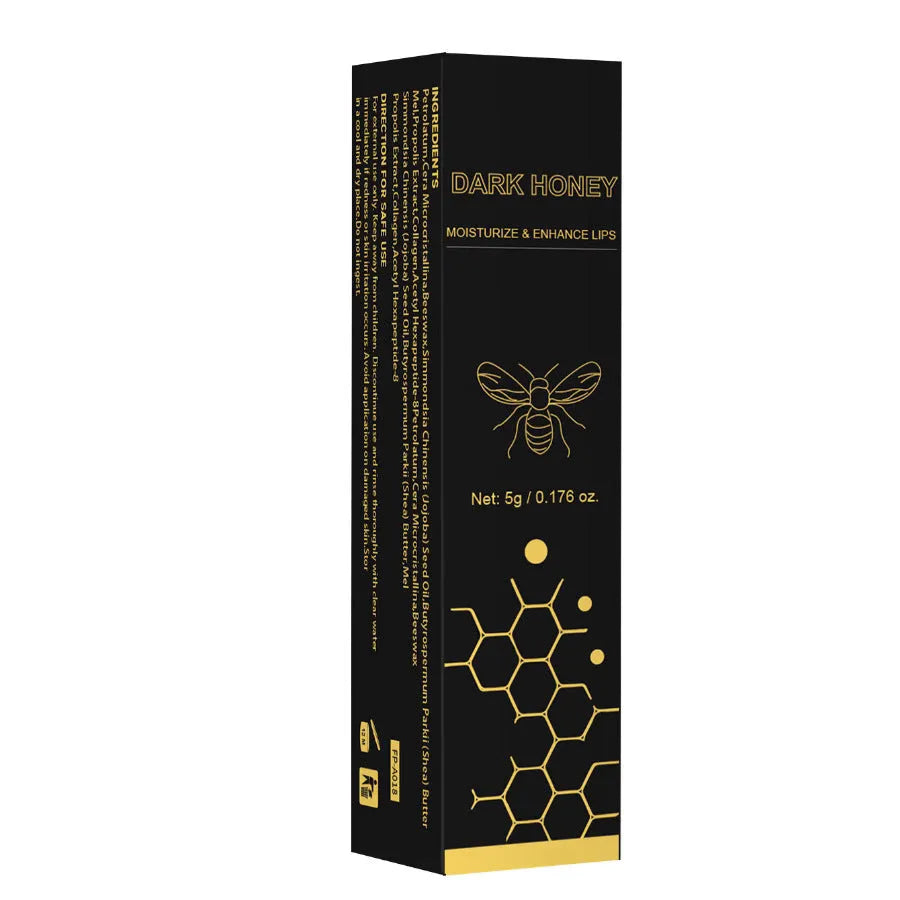 Dark Honey Dark Lipstick 5g tube cosmetic product for export sales