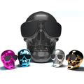 Limited edition skull-shaped wireless Bluetooth speaker in selected colour