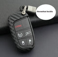 Black silicone protective case for a Dodge Chrysler Fiat car remote key