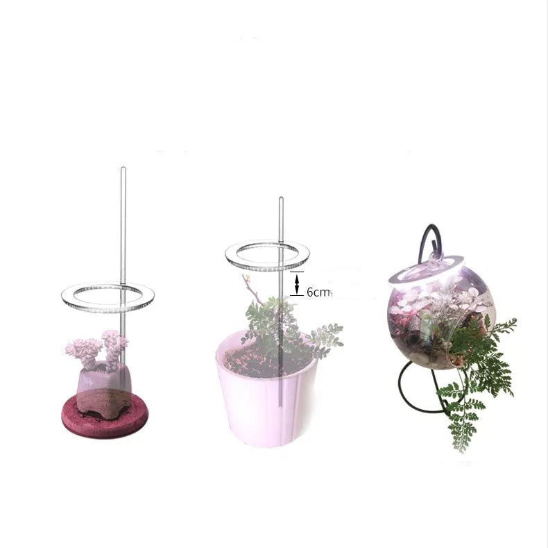 USB LED plant grow light with transparent PC and aluminium housing on a 25cm acrylic stick.