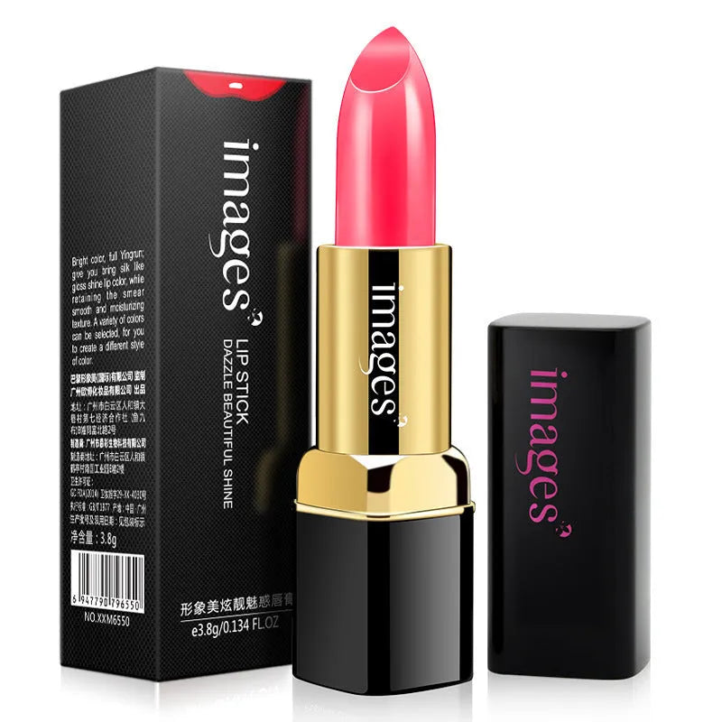 Moisturising lipstick lip gloss bullet in 10 colours including coral red and barbie pink, 3.8g