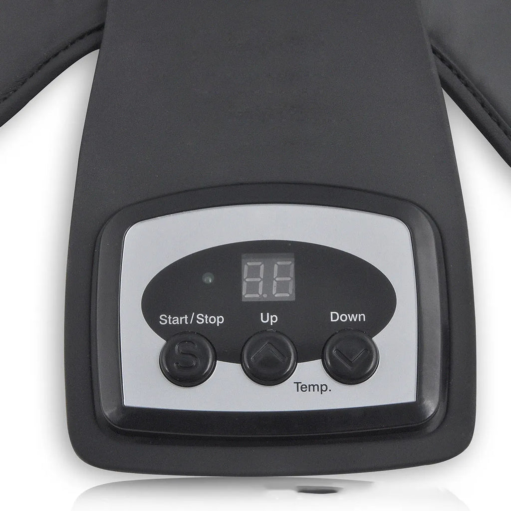 Knee and joint massager with infrared heat therapy, adjustable temperature control 45-65℃, includes knee and shoulder pads