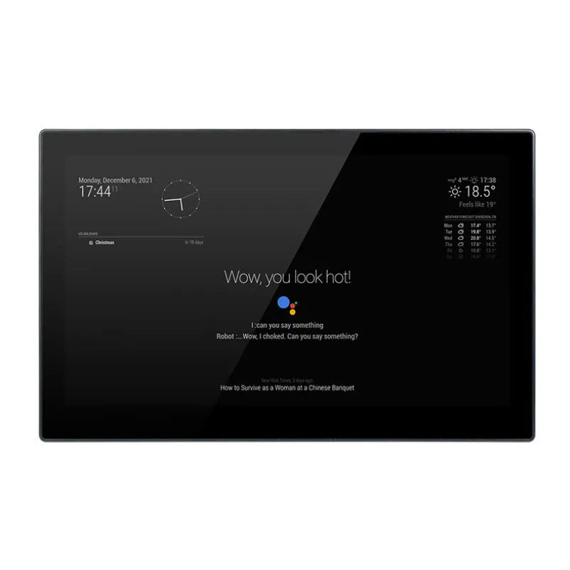 13.3-inch integrated computer voice assistant CM4 magic mirror touch display with ABS housing