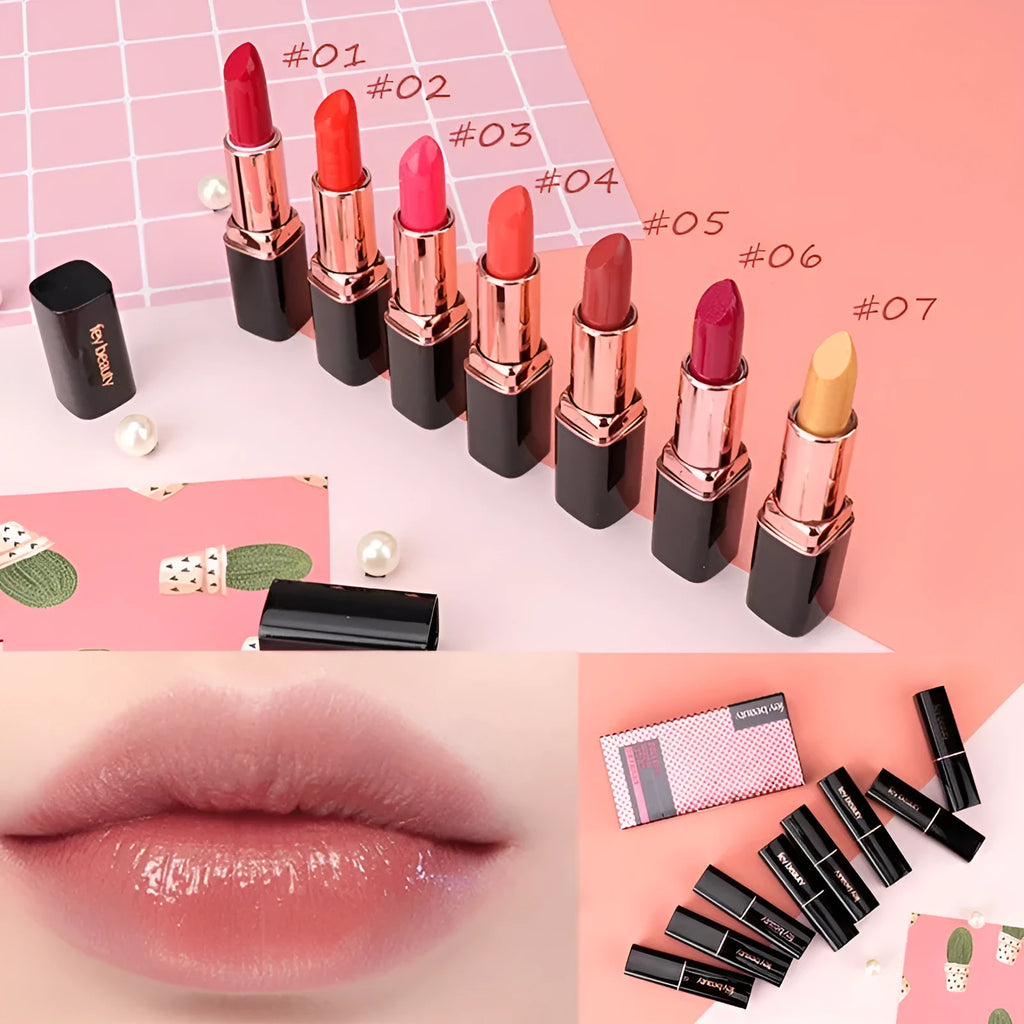 Fey Beauty lipstick in Cameo Brown nude shade and other colours, 3.8g net content.