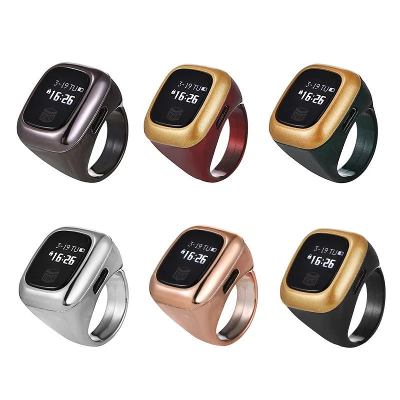 Al-Fatiha electronic digital tasbeeh counter in rose gold colour with digital display