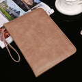 Tablet protection cover flip case in imitation leather with sleep function for iPad models