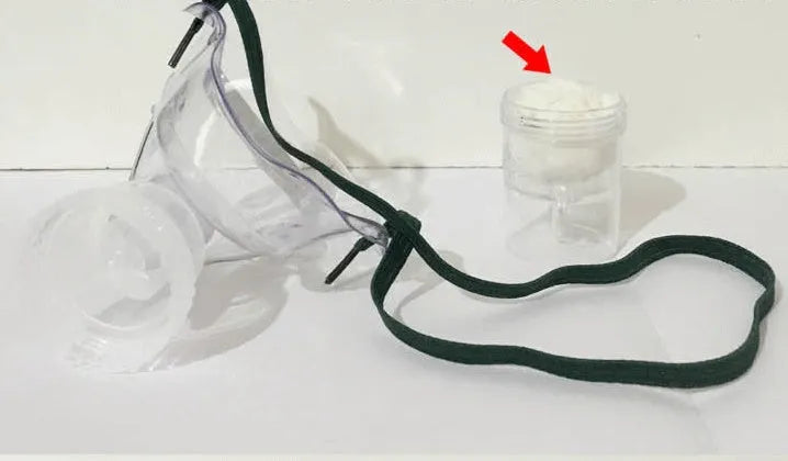 Soft rubber mask aid accessory for improving face mask comfort and fit
