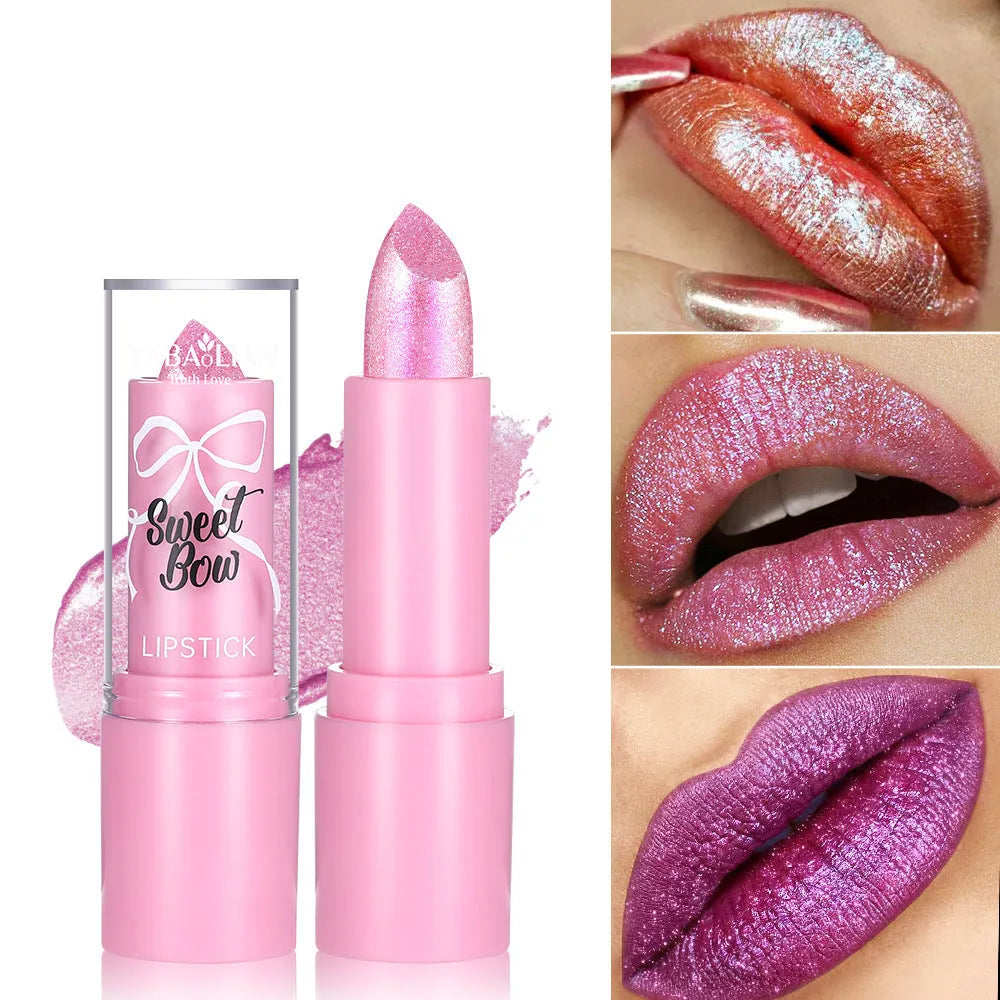 Sweetheart Bow XINGX Diamond Lipstick in Starlight Diamond series showing six colour options
