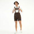 Men's Oktoberfest beer festival clothing suit in 3350 colour with top, suspender overalls, and hat