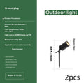 Aluminium outdoor ground lamp with IP65 waterproof rating and 5W COB LED for garden lighting