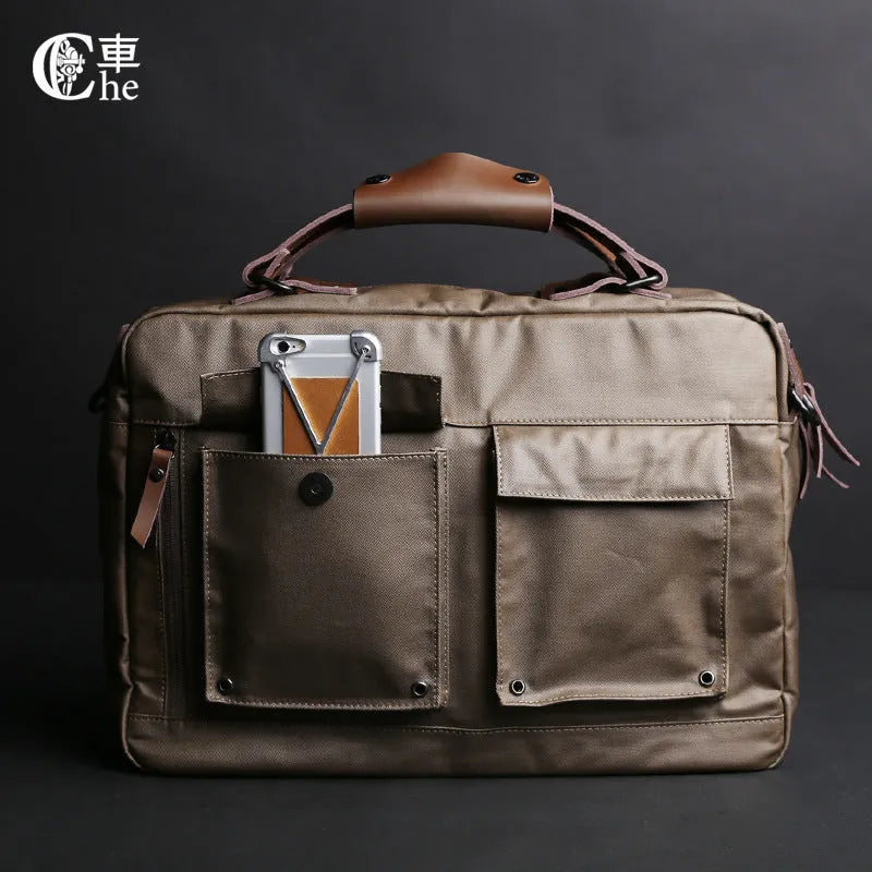 Dpark black single shoulder laptop bag for 14-15 inch Apple Lenovo devices