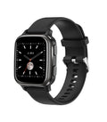 Smart bracelet with aluminium alloy case on wrist, showing Bluetooth call and health tracking features.