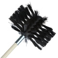Flexible 600mm long chimney cleaning brush with nylon bristles for dryer pipes and ducts