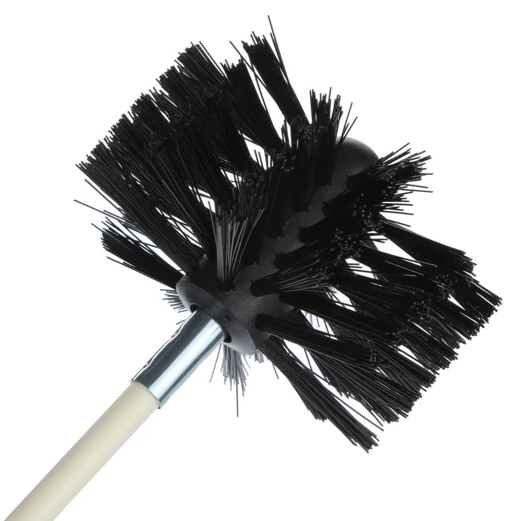 Flexible 600mm long chimney cleaning brush with nylon bristles for dryer pipes and ducts