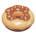 TPR donut-shaped dog toy for molar cleaning with sound feature in three colour options