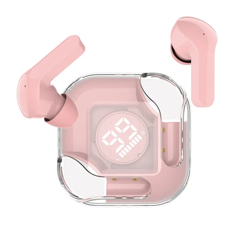 Transparent body TWS Bluetooth wireless headset with noise reduction in ear