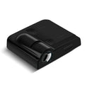 Black ABS plastic car decorative projection radium lamp showing compact dimensions