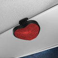 PU leather magnetic car sun visor clip for sunglasses and tickets in multiple colour options.