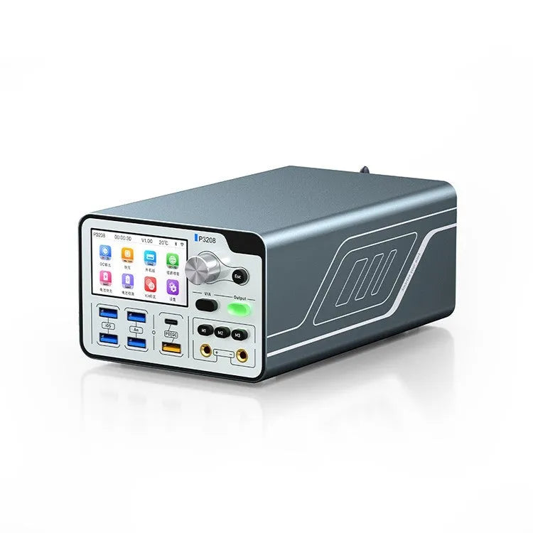 320W intelligent regulated power supply meter with 3-inch IPS display and connection ports