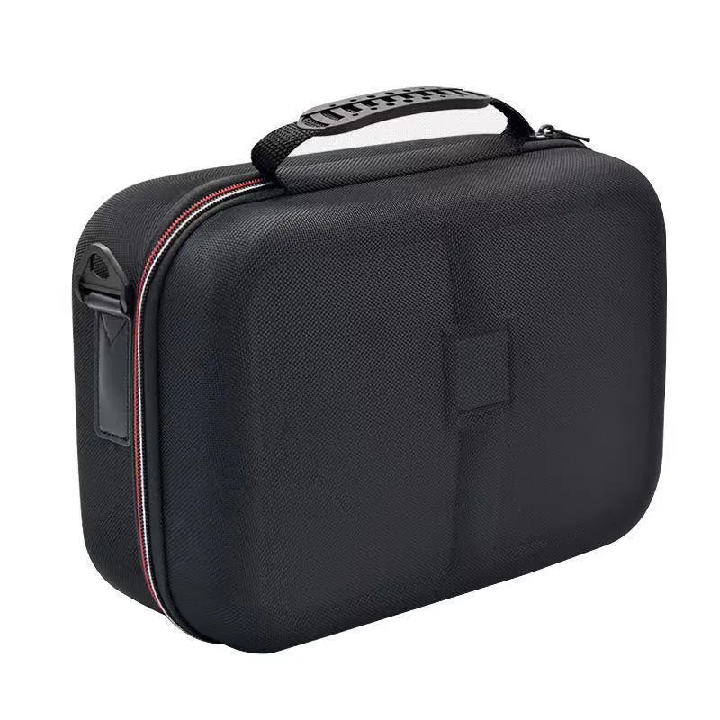 Black EVA hard-shell protective case for game console accessories like controllers and cables.