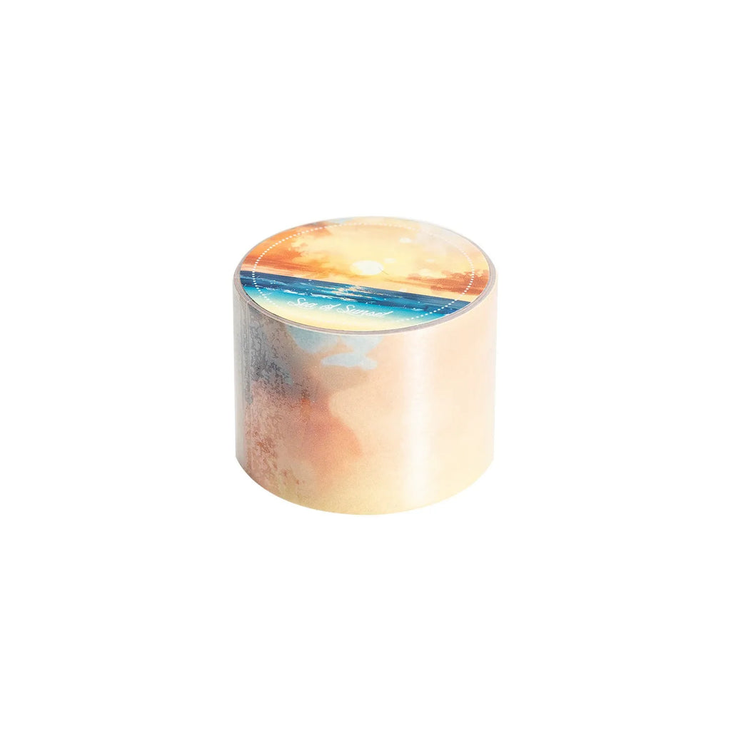 Japanese paper washi tape roll with sky theme pattern measuring 30mm wide