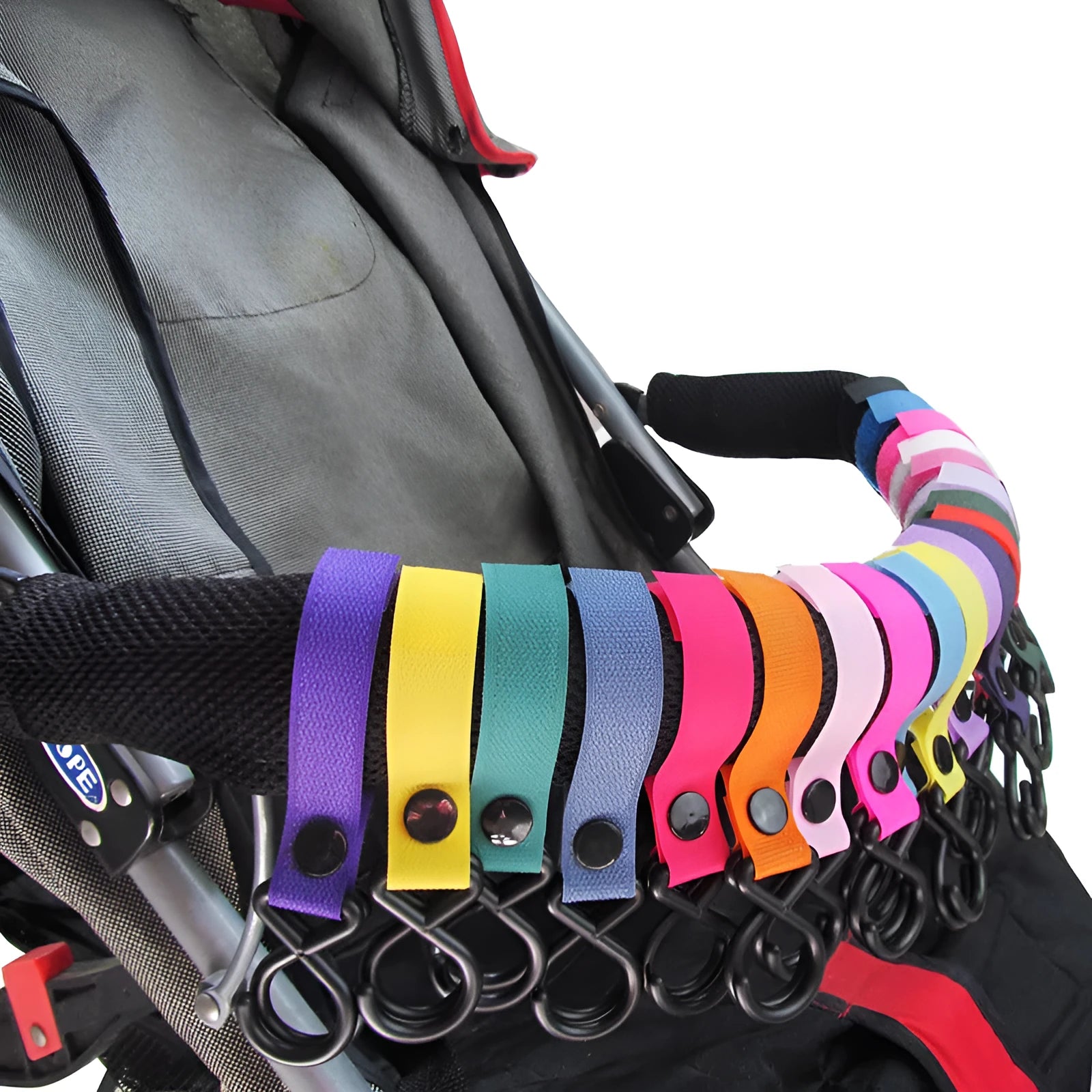 Nylon luggage Velcro hook in multiple colour options for suitcase and backpack identification