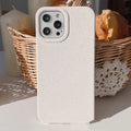 Fully degradable wheat straw phone case for Apple iPhone 14 Pro Max in black, blue, pink and white colours