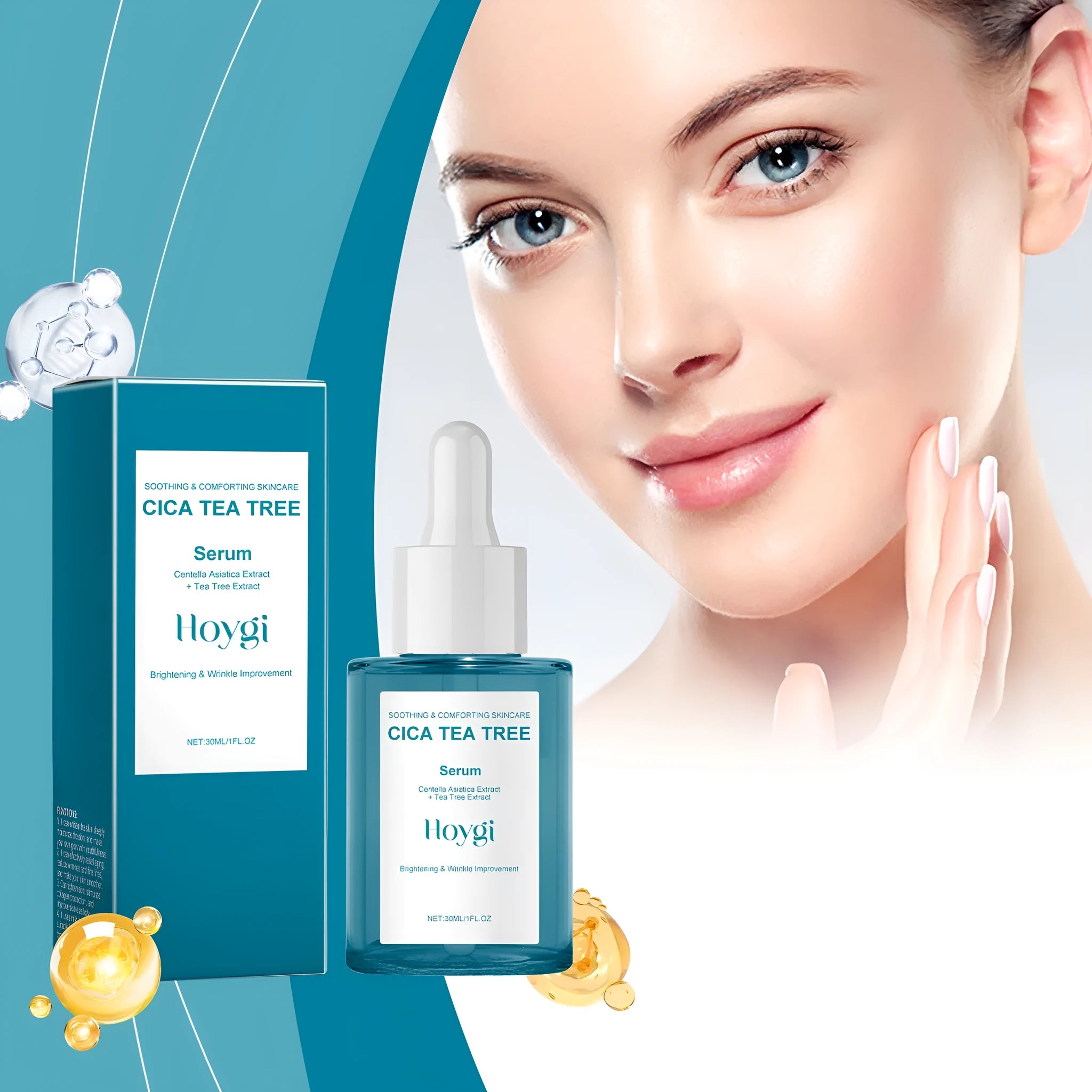 30ml Centella Asiatica firming care solution bottle with nursing solution label