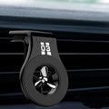 Universal magnetic car phone holder mounted on vehicle air vent with adjustable bracket and fragrance slots