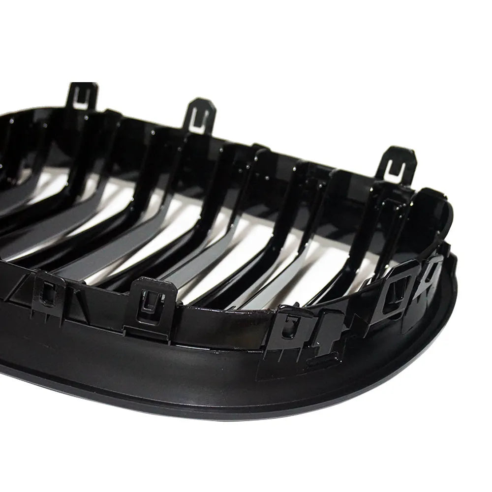 BMW 5-Series carbon fibre style front grille set for E39 E60 E66 models