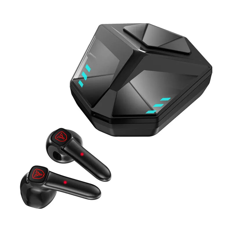 M59 style wireless Bluetooth gaming headset with low latency and noise reduction.