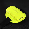 Reflective running arm bag in black colour with 7-inch capacity for outdoor sports