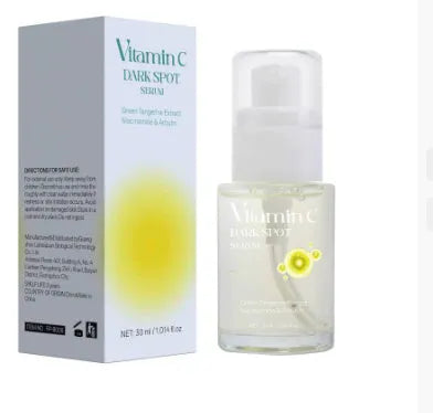 30ml glass bottle of Vitamin C spot removal facial essence for brightening.