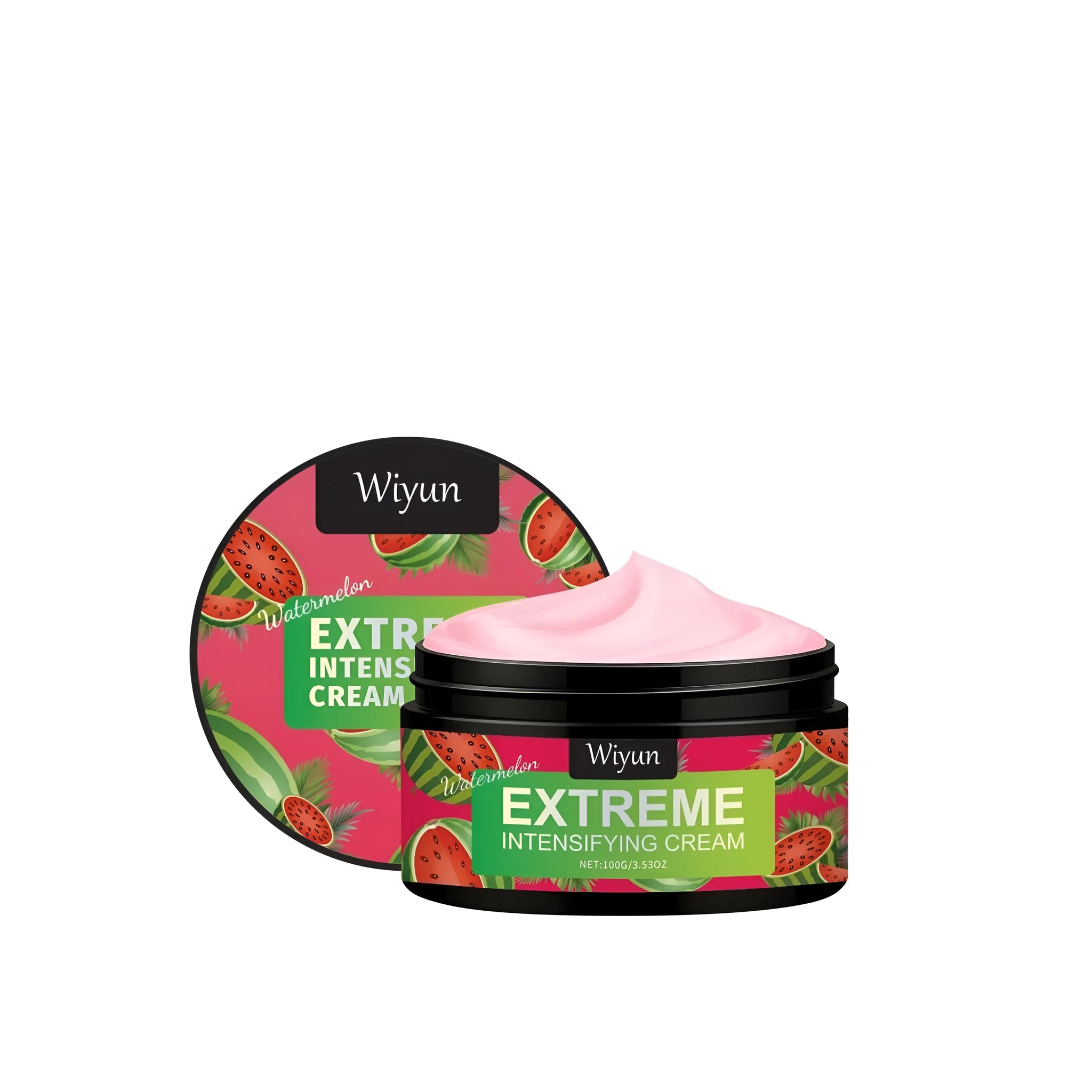 100g tube of Watermelon Extreme Intensifying Gel with caramel-coloured moisturising cream