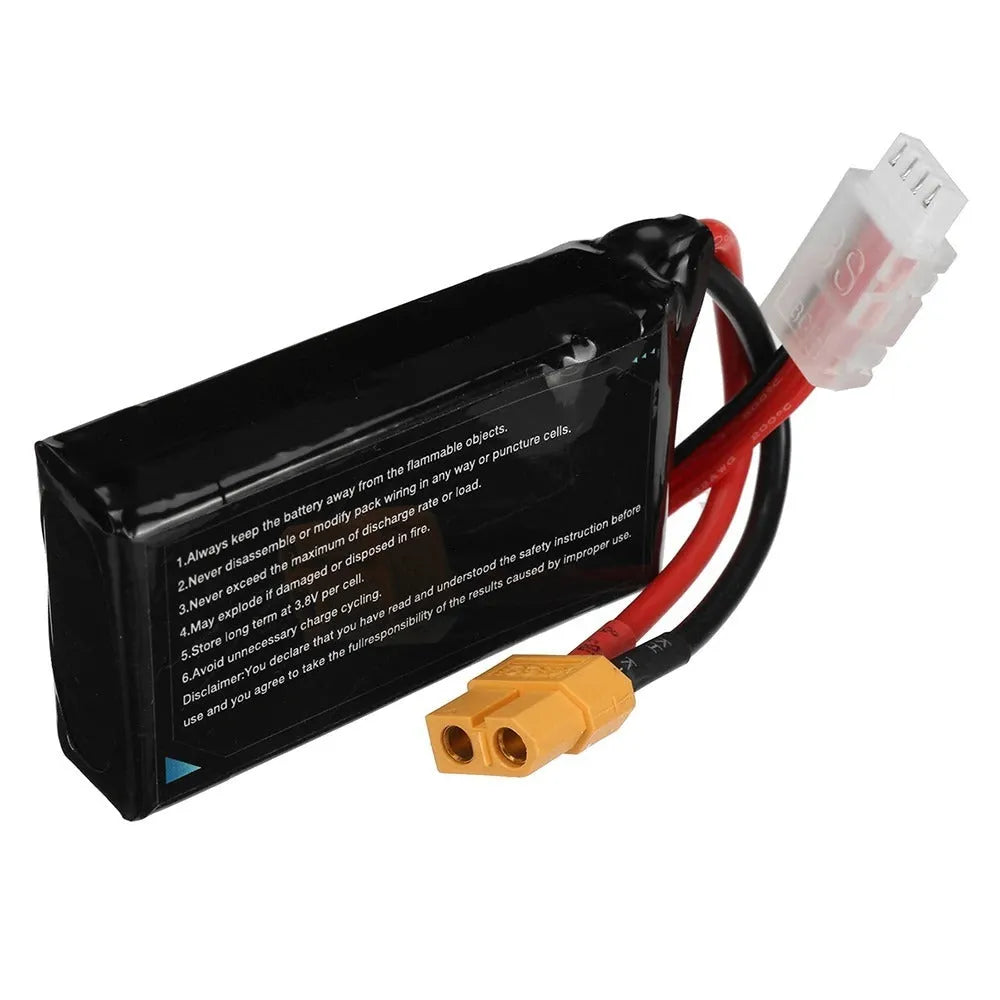 7.4V 1200mAh soft case LiPo battery for RC remote control cars and model ships