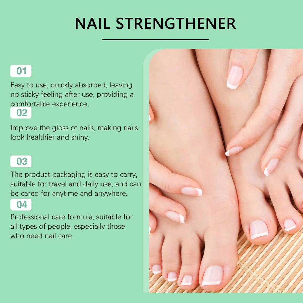 30 ml bottle of nail care nursing solution for gentle daily cleaning.