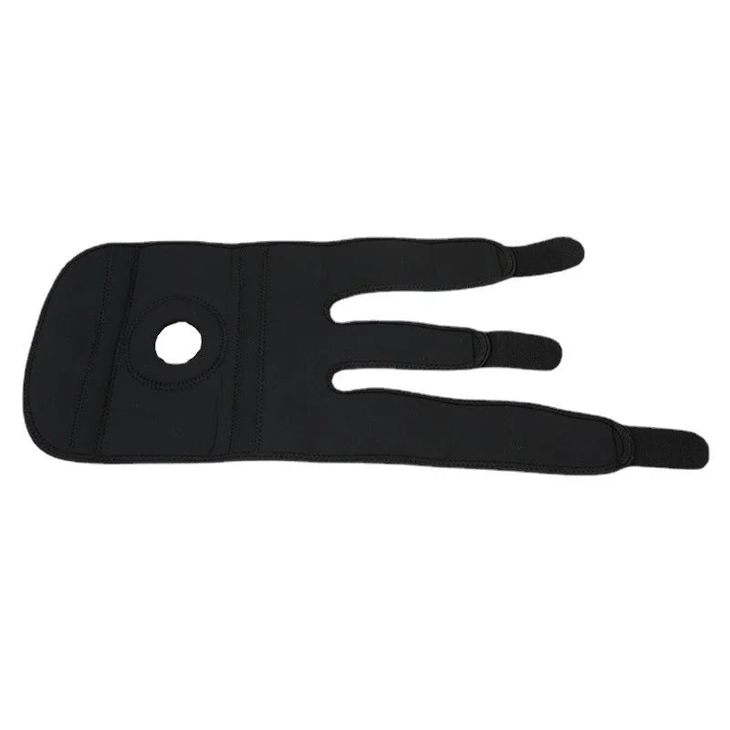 Spring support sports knee pad in nylon mercerised cloth for running, basketball, and cycling, with adjustable spring option