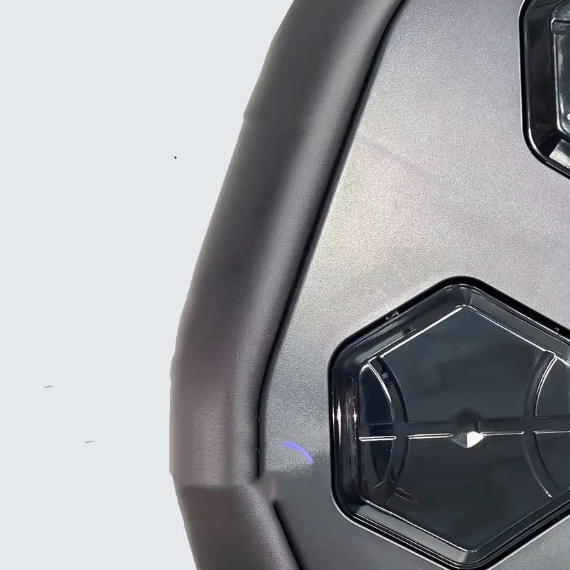 Black smart boxing machine with Bluetooth connectivity and Velcro straps for fitness training