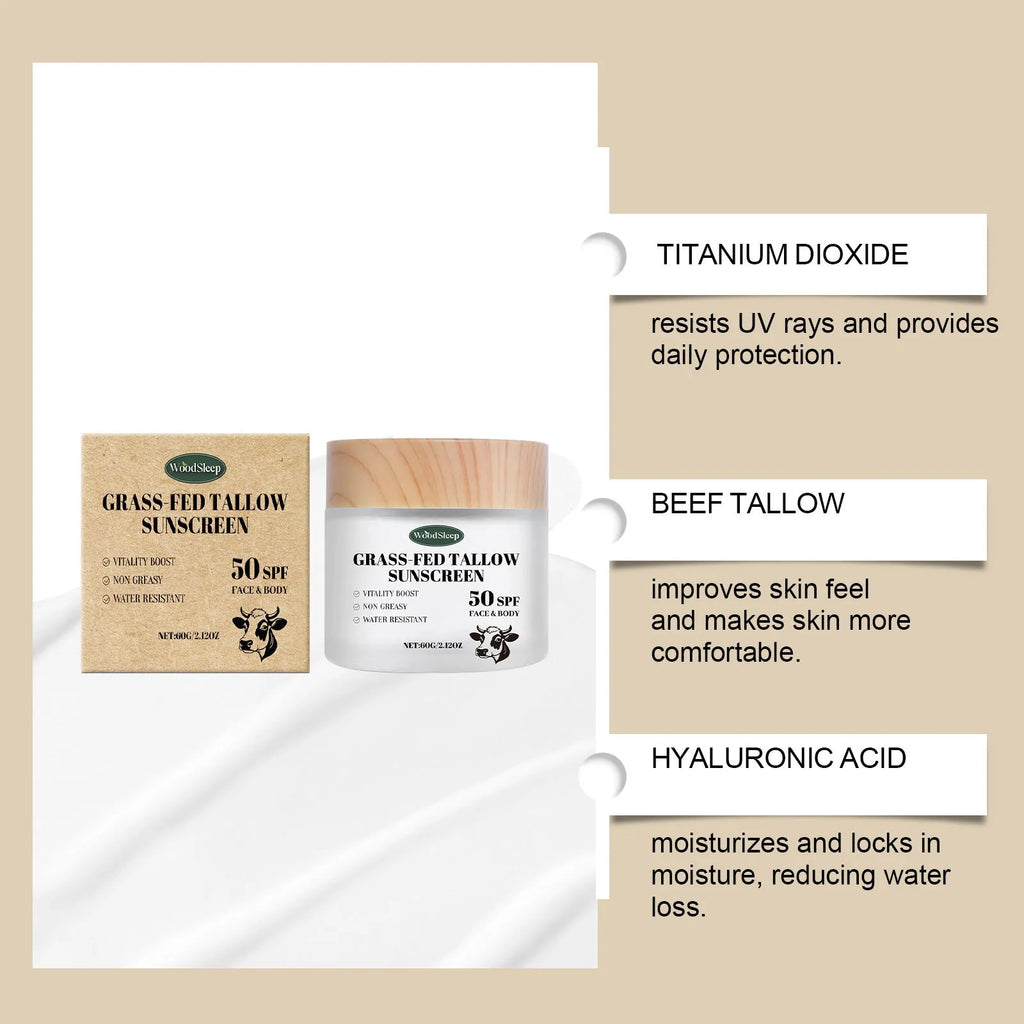 60g jar of butter protective cream with shea butter and hyaluronic acid for daily face moisturising and UV isolation