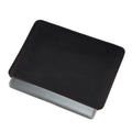 Brown genuine leather computer bag with horizontal liner design for organised storage