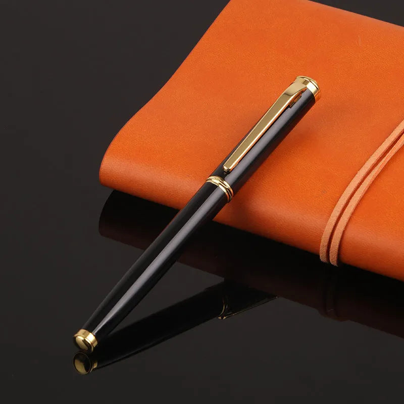 Metal fountain pen with 0.5mm Yijin nib in red and black colour options