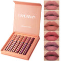 HANDAIYAN matte liquid lipstick set gift box with 6 non-sticky full coverage shades