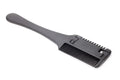 Razor comb for dogs and cats with comb and trimming blade, includes 10 spare stainless steel blades.