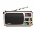 Golden Rolton W405 portable FM radio and MP3 speaker with LED display and control buttons.